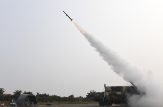 आकाश-एनजी मिसाइल का सफल परीक्षण