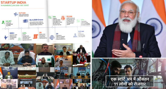 स्टार्टअप इंडिया अंतर्राष्ट्रीय सम्मेलन में वैश्विक कोषों के साथ गोलमेज बैठक में दुनिया के लगभग 70 कोष ने भाग लिया