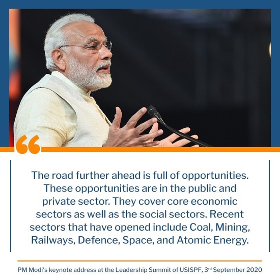 विदेशी निवेश के लिए प्रमुख स्थल के रूप में उभर रहा है भारत: प्रधानमंत्री नरेन्द्र मोदी