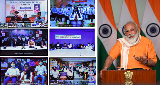स्मार्ट इंडिया हैकाथॉन 2020 के ग्रैंड फिनाले पर प्रधानमंत्री के सम्बोधन का मूल पाठ