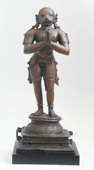 चोल काल से संबंधित भगवान हनुमान की चोरी हुई मूर्ति पुनः प्राप्त की गई; प्रतिमा को तमिलनाडु के आइडल विंग को सौंपा गया